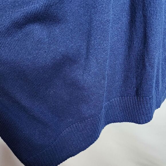 6X 30W Torrid Navy Blue Pink Leopard Pullover Sweater Lovesick Lover Relaxed Fit - Picture 3 of 7